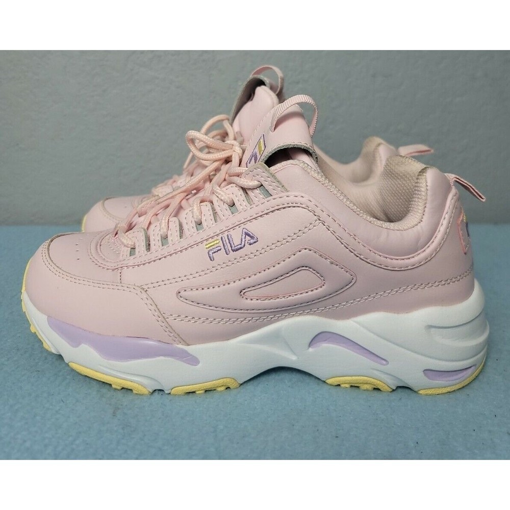 Pink FILA Walking Shoes Women's size 8 US 5FM00650-694 Great Condition